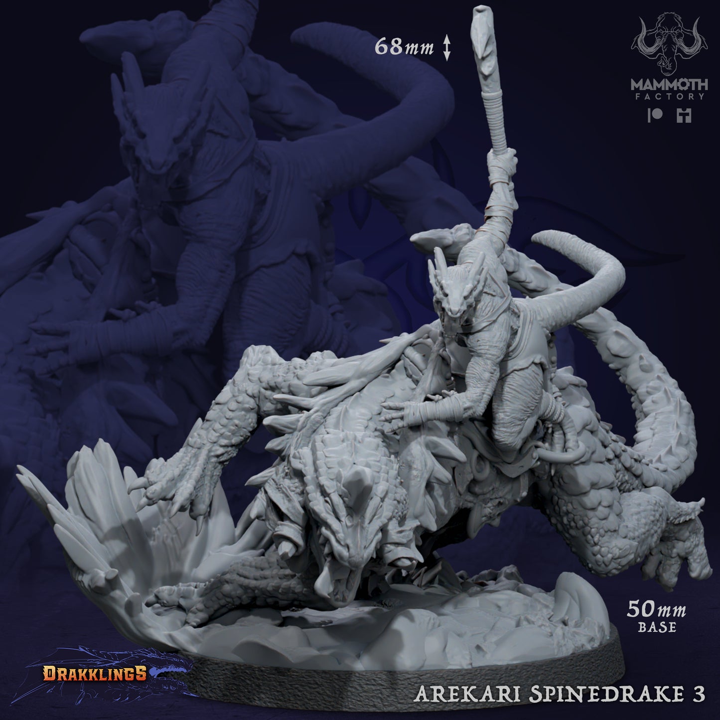 Mammoth Factory - Drakkling SpineDrake 3 - Drakklings 2023 November