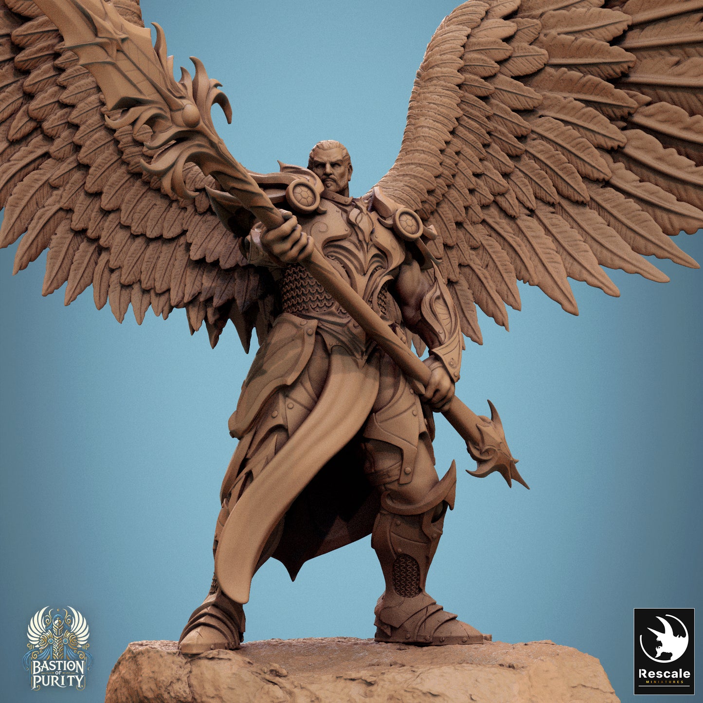 Rescale Miniatures (Lord of the Print) - Bastion of Purity - Aurelian Skyblade 2024 September Release 35mm