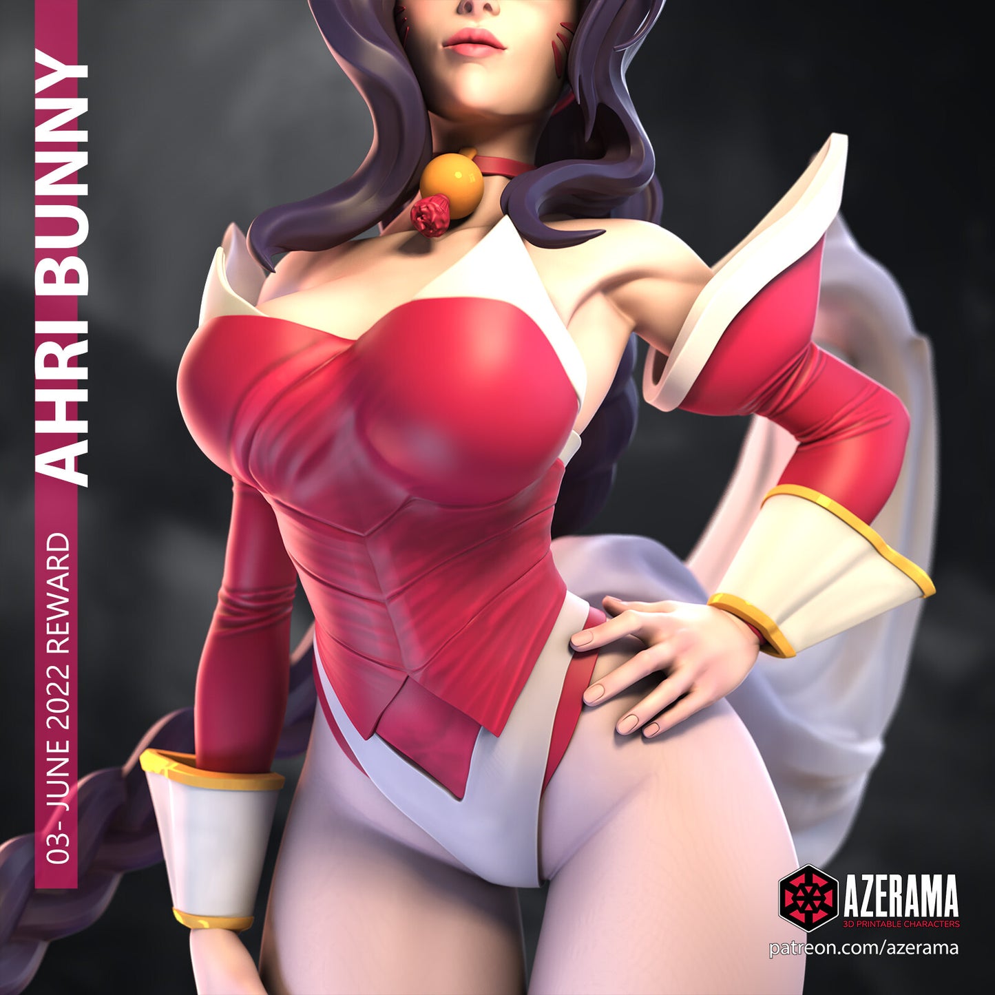 Azerama - Ahri League Of Legends LoL 27cm - 13.5cm