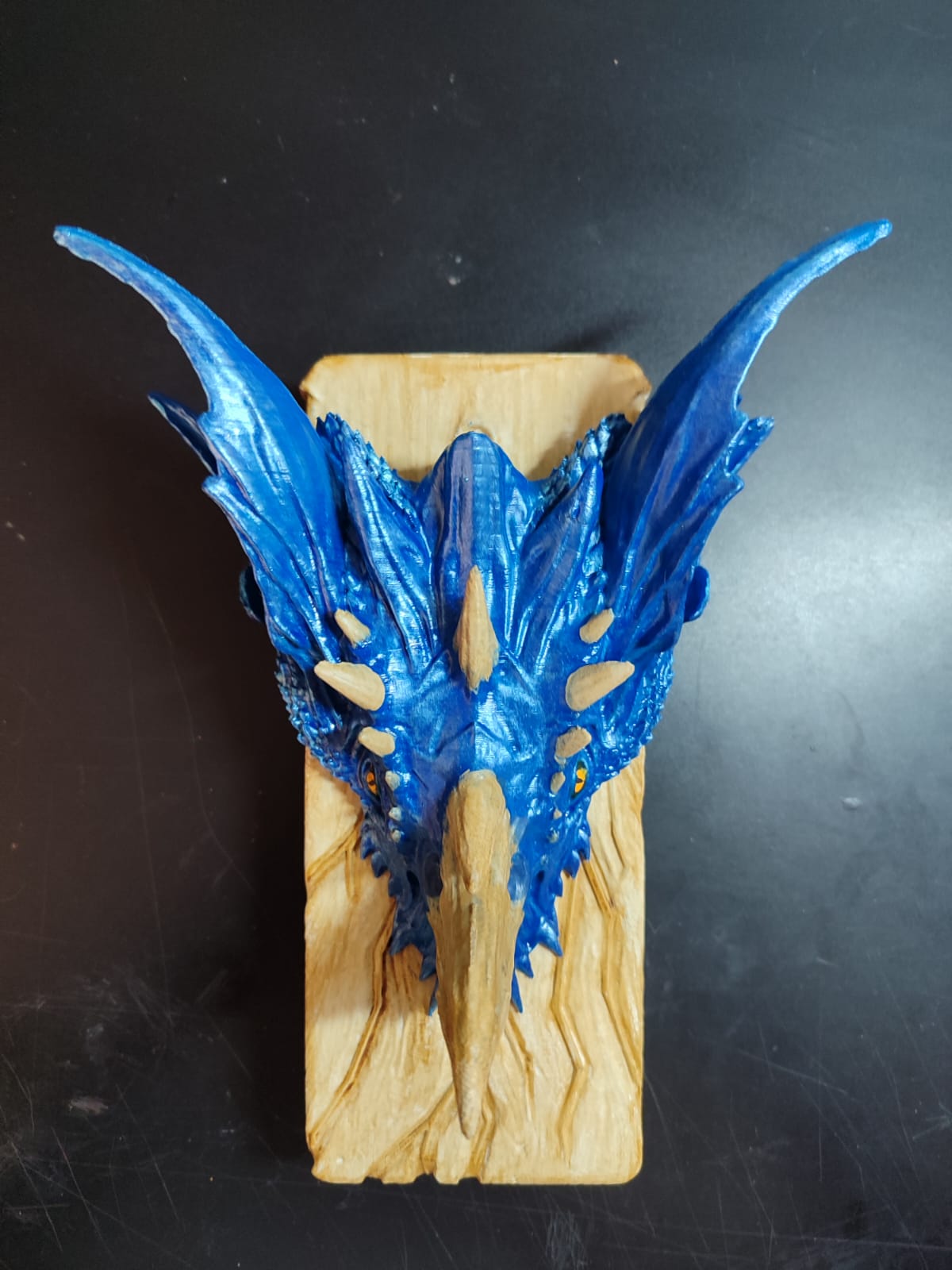 Mini Monster Mayhem - Small Dice Holder, Blue Dragon FDM