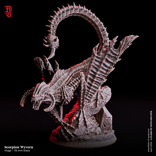 Flesh Of Gods -  Scorpion Wyvern - A Clash Of Faith Anf Fate 2024 April Release 150mm