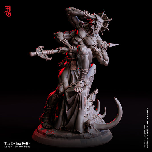 Flesh Of Gods - The Dying Deity Undead - A Clash Of Faith Anf Fate 2024 April Release 75mm