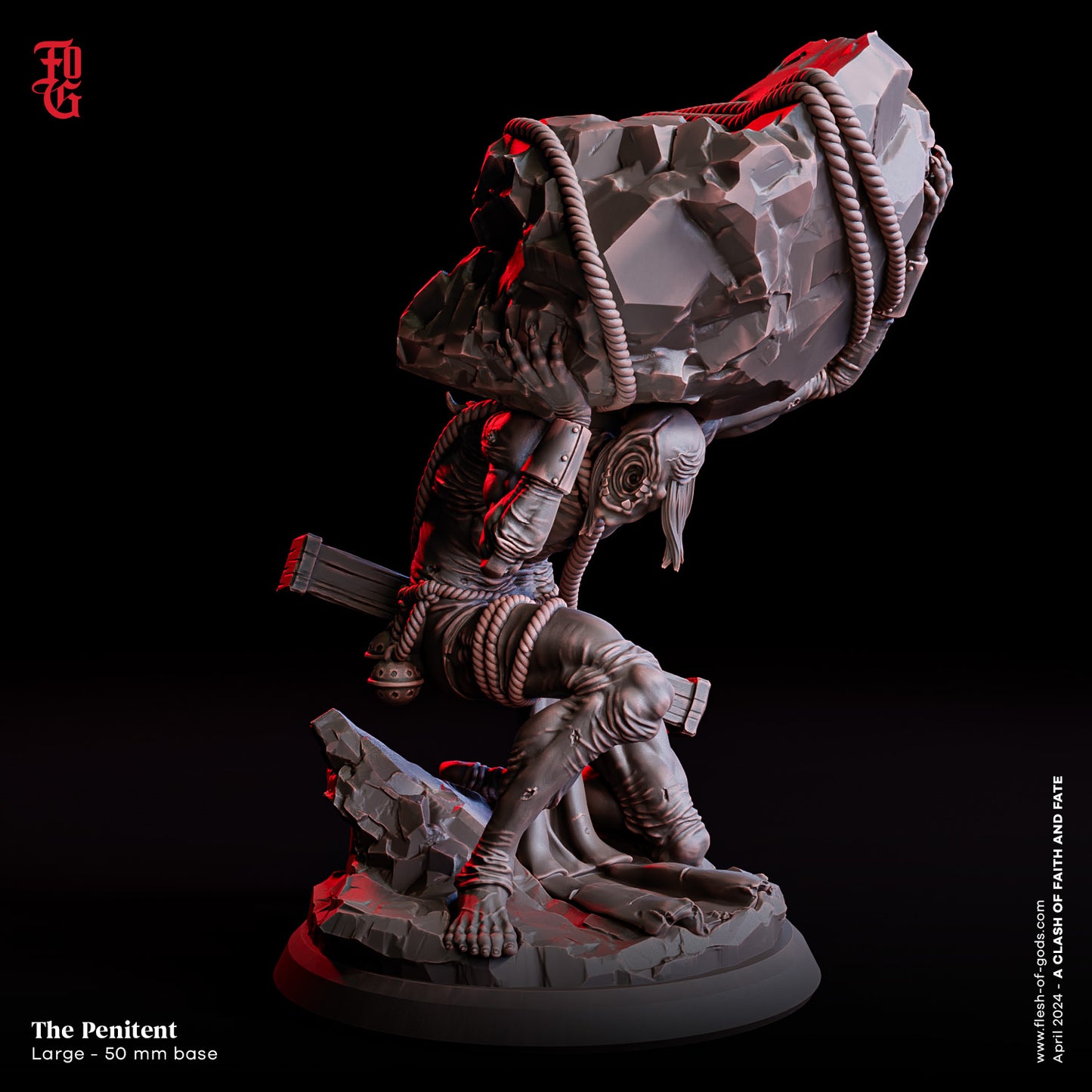 Flesh Of Gods - The Penitent Undead - A Clash Of Faith Anf Fate 2024 April Release 75mm