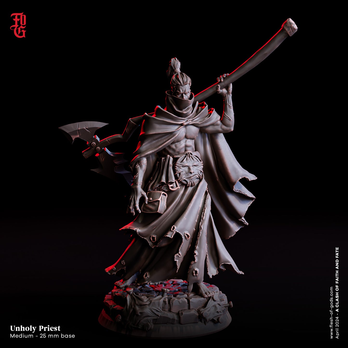 Flesh Of Gods - Unholy Priest (Cleric) - A Clash Of Faith Anf Fate 2024 April Release 35mm