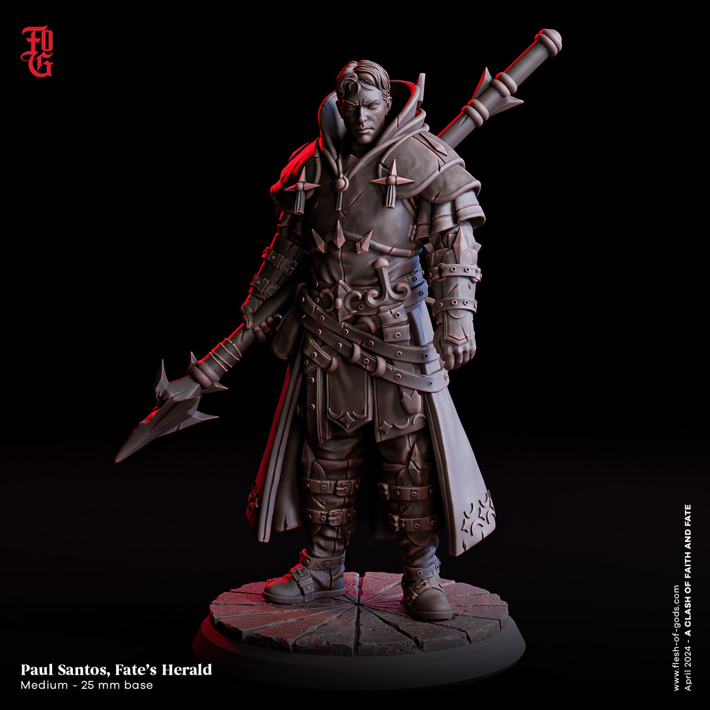 Flesh Of Gods - Paul Santos Fate's Herald (Human Cleric) - A Clash Of Faith Anf Fate 2024 April Release 35mm