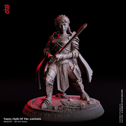 Flesh Of Gods - Tansy Oath Of The Ancients (Halfling Paladin) - A Clash Of Faith Anf Fate 2024 April Release 35mm