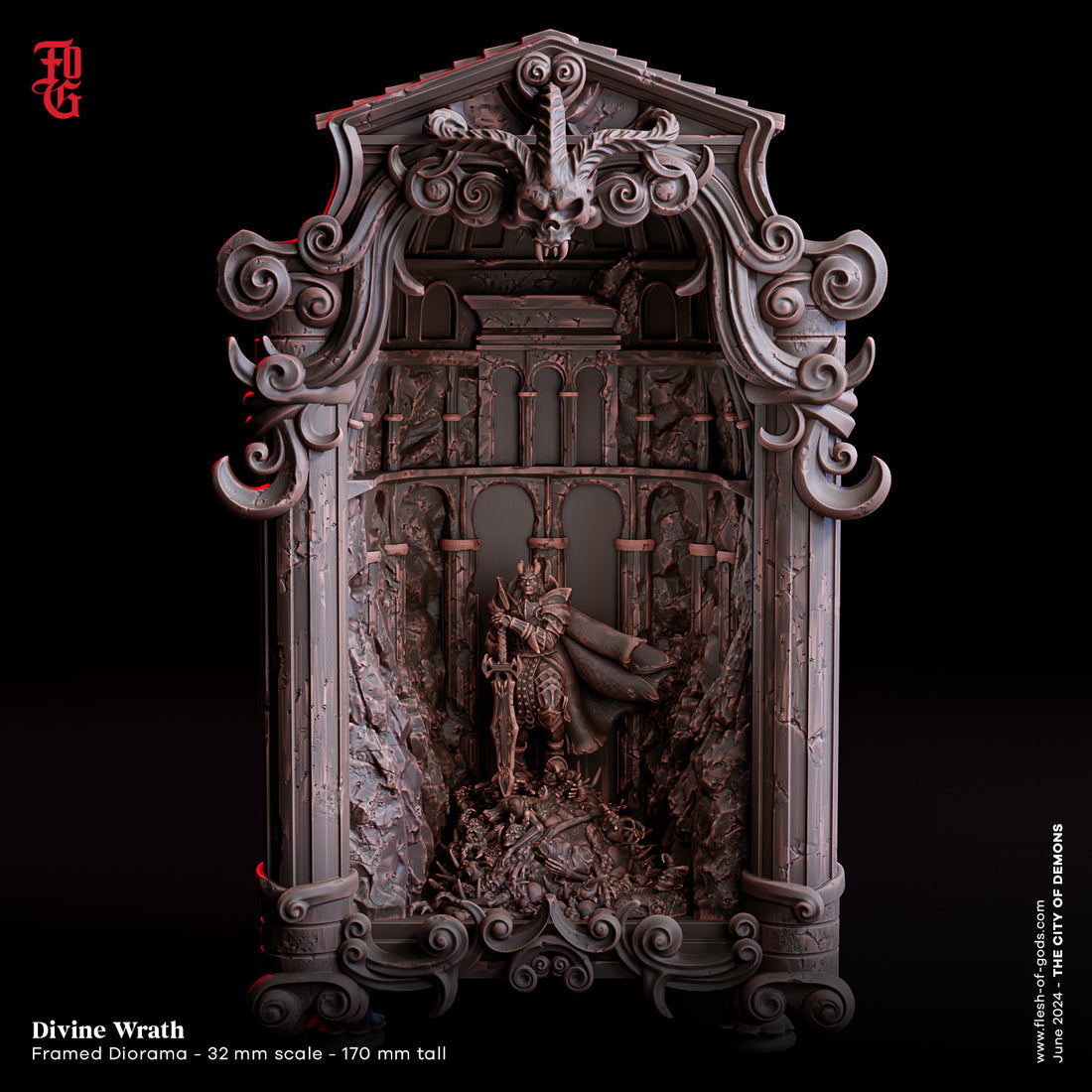 Flesh Of Gods - Diorama - Divine Wrath - The City Of Demons 2024 June