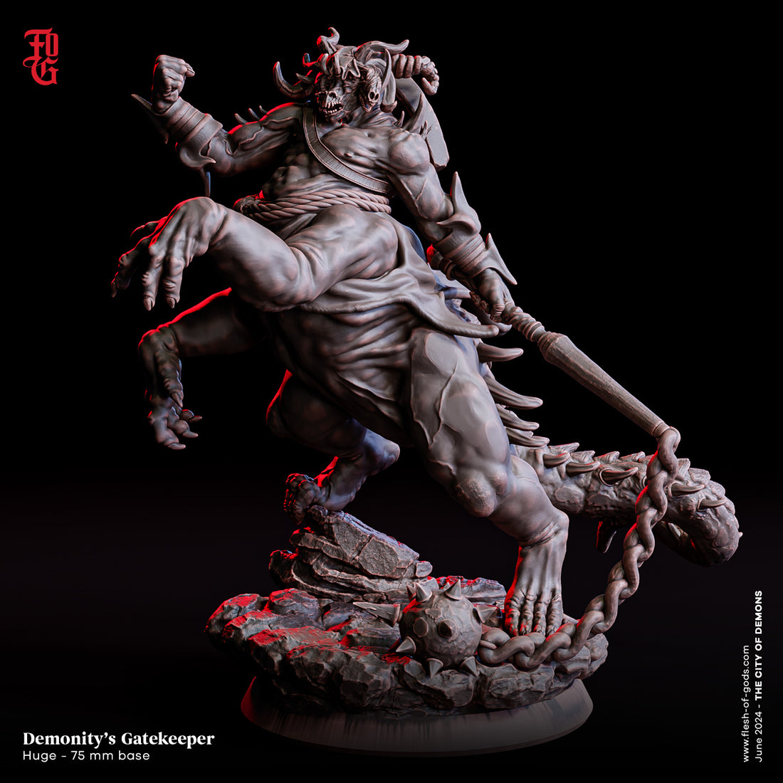 Flesh Of Gods - Demonity's Gatekeeper (Huge) - The City Of Demons 2024 June