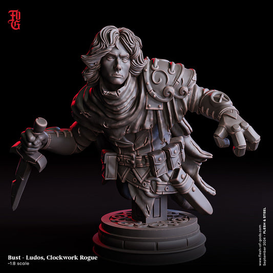 Flesh Of Gods - Ludos Clockwork Rogue (Bust) - Flesh & Steel 2024 September