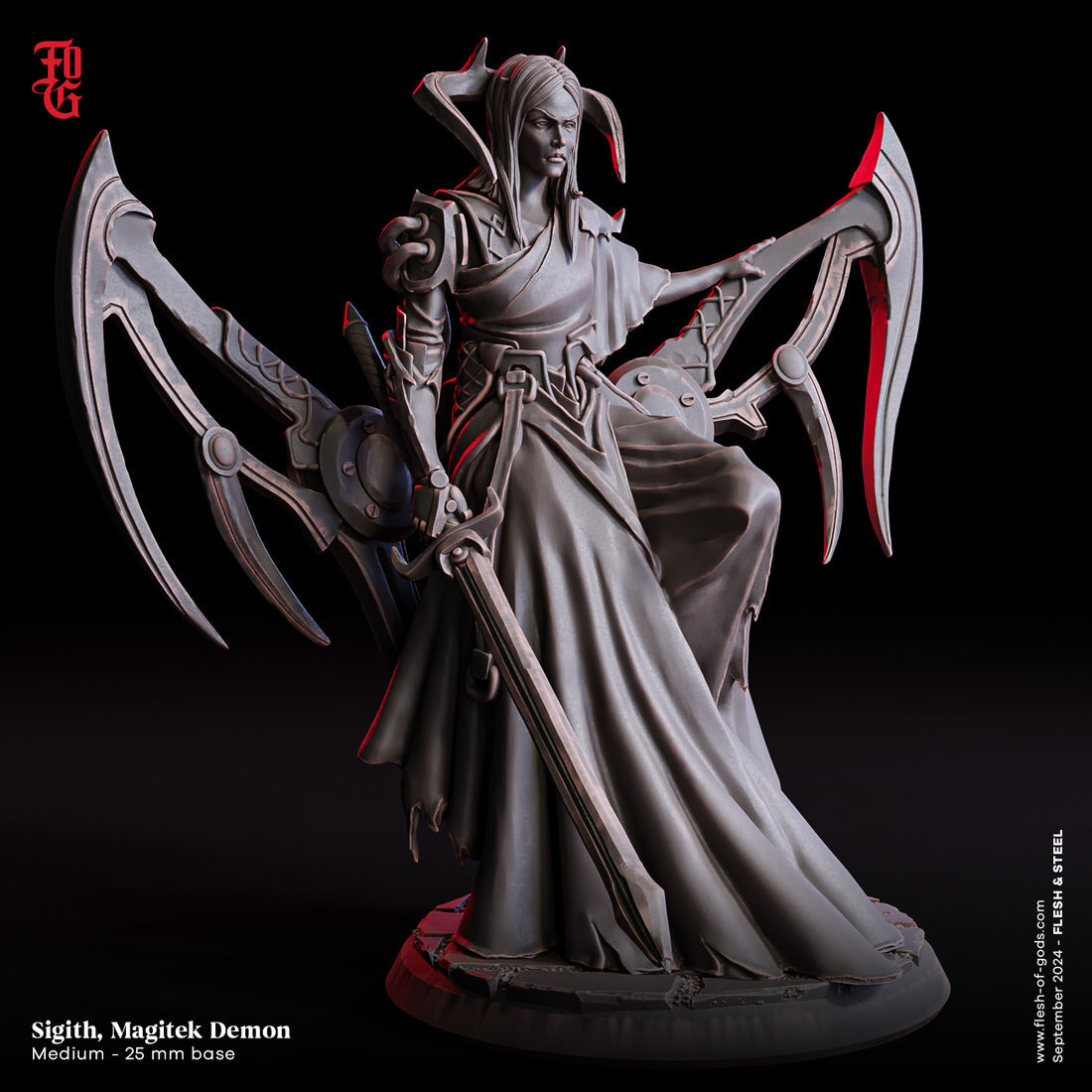 Flesh Of Gods - Sigith Magitek Demon - Flesh & Steel 2024 September