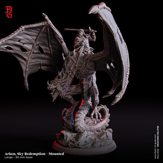 Flesh of Gods - Arken, Sky Redemption Mounted (Large) - Draconic Eclipse 2025 May