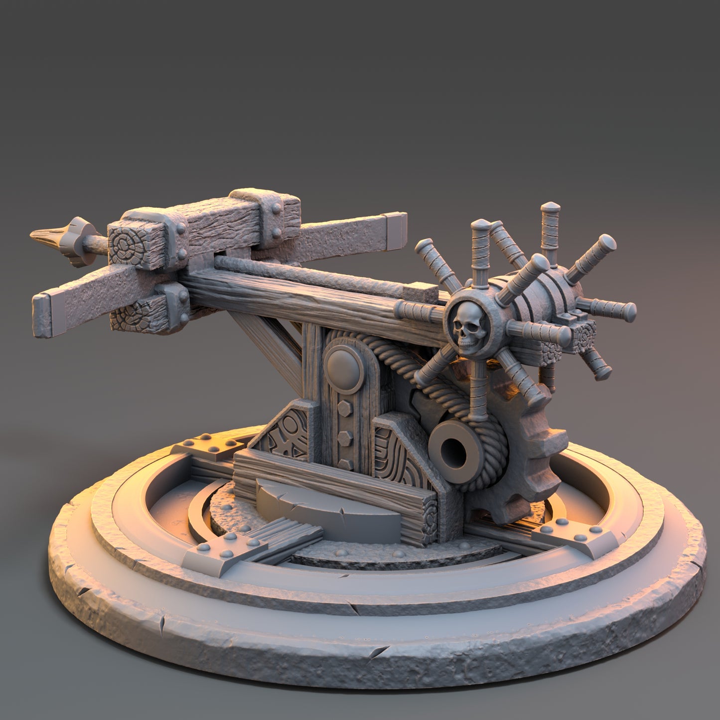 Daybreak Miniatures - Ballista of the Deviant, Terrain 10x10cm - Deviant Dwarves of the Pandemonium 2023 October