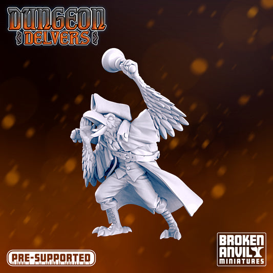 Broken Anvil - Crowkinn Kenku Town Crier - Heroes Pack