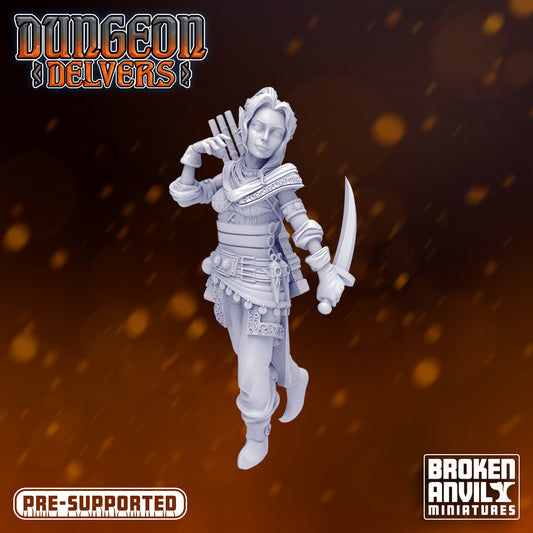 Broken Anvil - Azizah, Elf Rogue - Heroes Pack