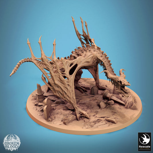 Rescale Miniatures (Lord of the Print) - Bann Wyvern (Huge) - Broken Blood 2024 November