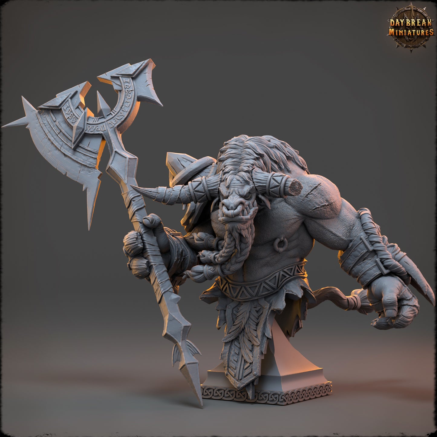 Daybreak Miniatures -  The Ironmane Minotaurs of Emberhold 2024 August Release 35mm