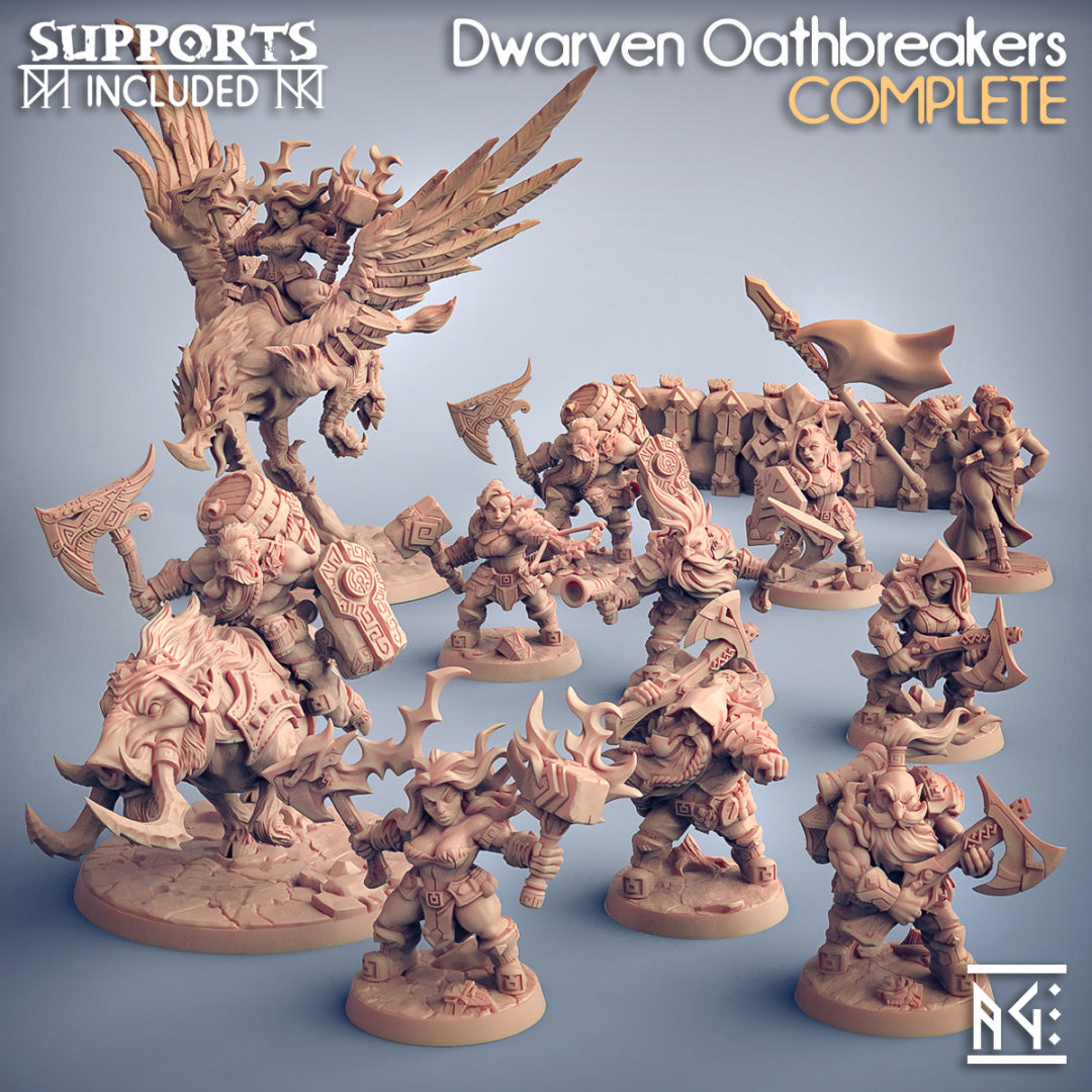 Artisan Guild - Dwarven Oathbreakers 2020 March Release 35mm