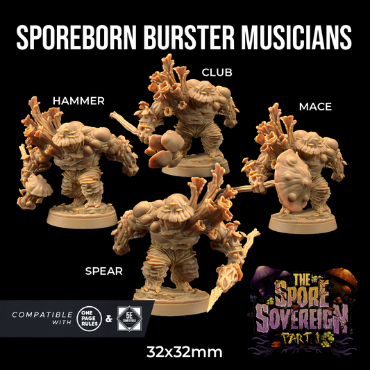 Dragons Trappers Lodge - Sporeborn Bursters Musicians - The Spore Soveriegn Pt. 1  2025 October