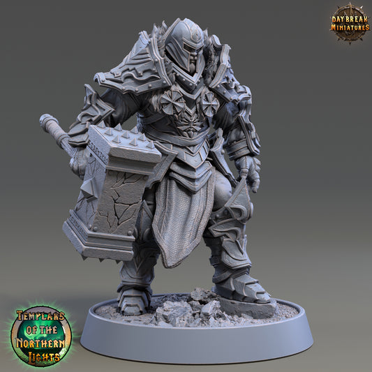 Daybreak Miniatures -  Carl Saturno, Hammer of Aídín - 2022 December 35mm