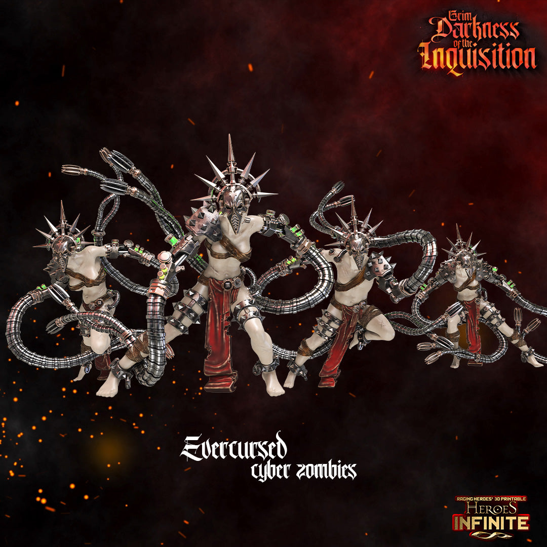 Heroes Infinite Raging Heores - Evercursed Cyber Zombies - Grim Darkness of the Inquisition  #36