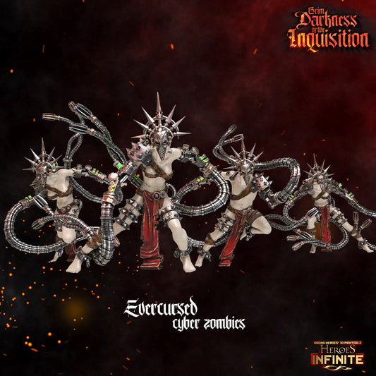 Heroes Infinite Raging Heores - Evercursed Cyber Zombies - Grim Darkness of the Inquisition  #36