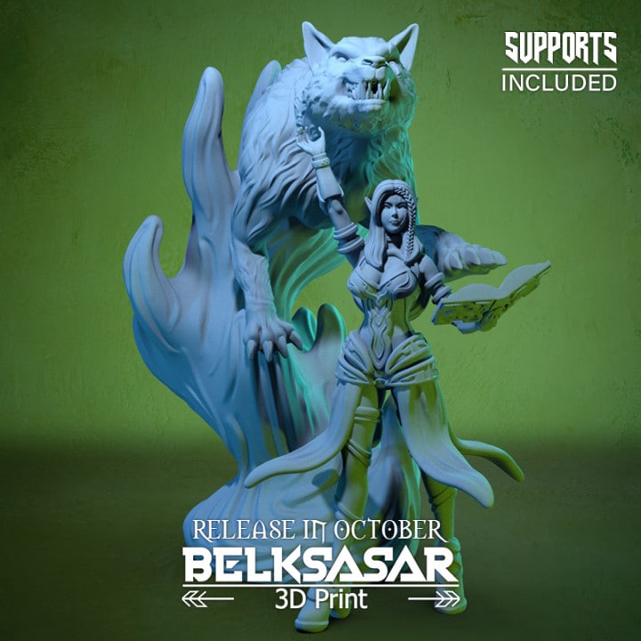 Belksasar - Elf, Summoner of the Wolf