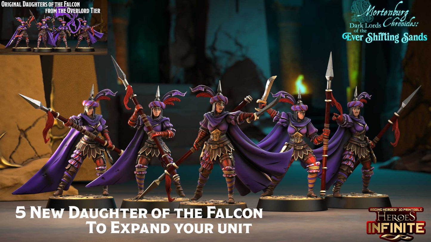 Heroes Infinite Raging Heores - Daughters of Falcon Extras - Mortenburg Chronicles 2025 April