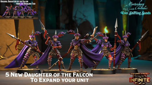 Heroes Infinite Raging Heores - Daughters of Falcon Extras - Mortenburg Chronicles 2025 April