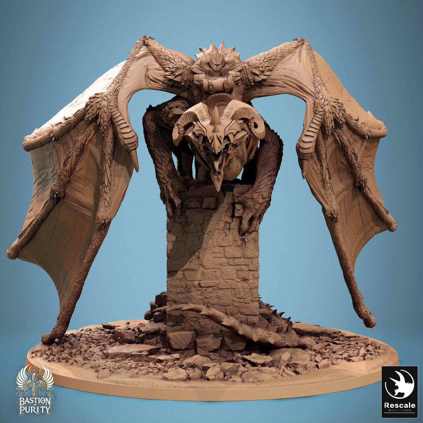 Rescale Miniatures (Lord of the Print) - Bastion of Purity - Dragon Astralyon Conquer 2024 September Release 35mm