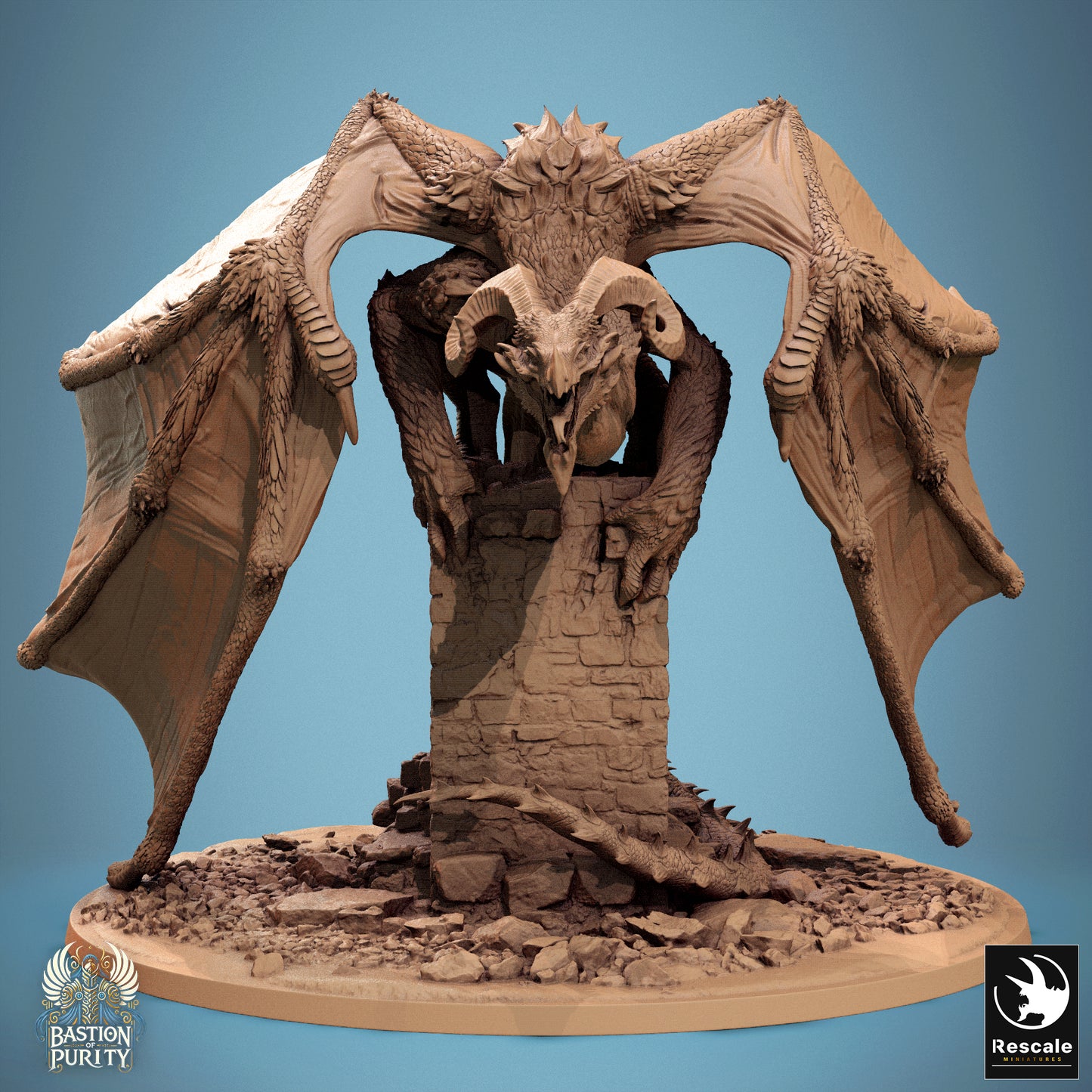 Rescale Miniatures (Lord of the Print) - Bastion of Purity - Dragon Astralyon Conquer 2024 September Release 35mm