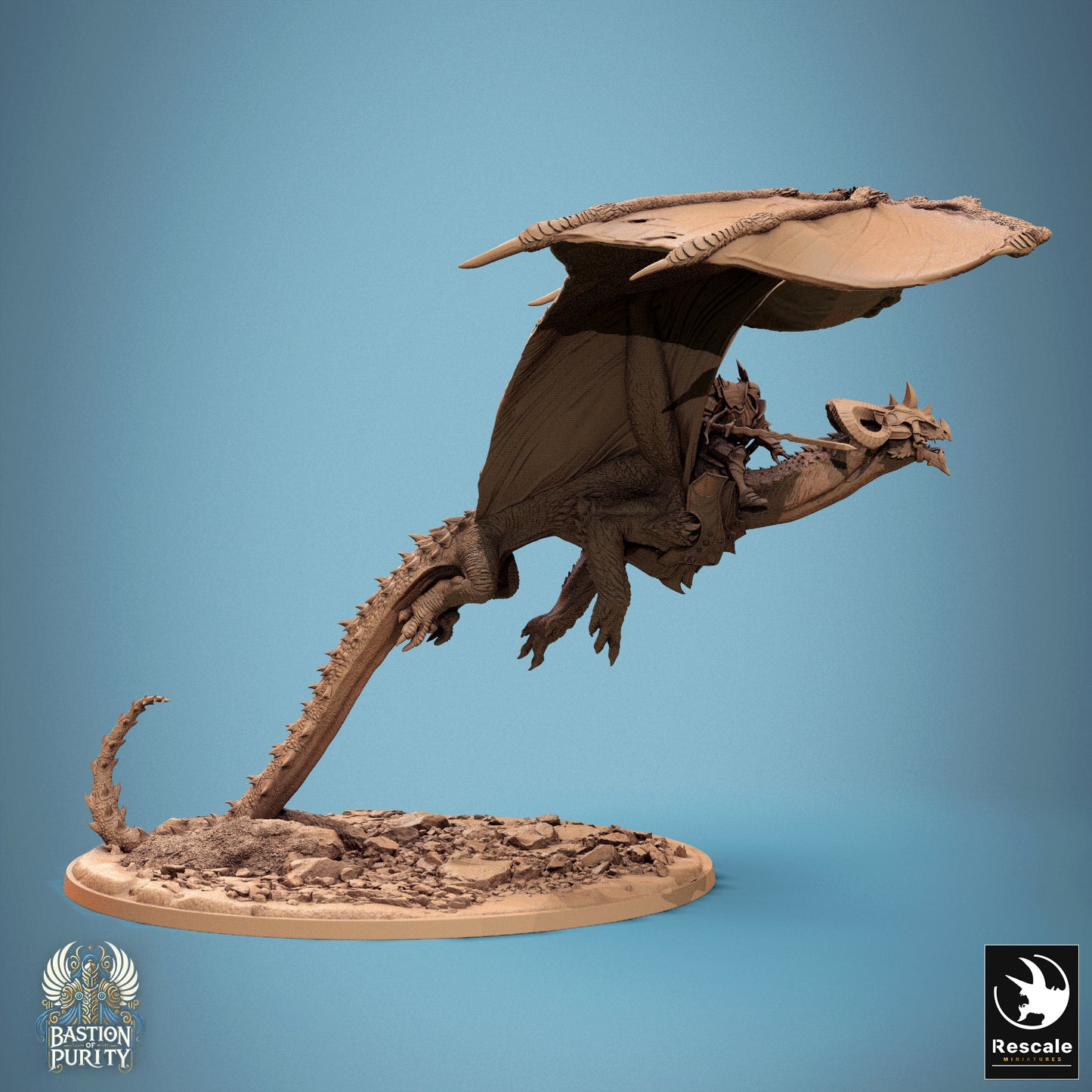 Rescale Miniatures (Lord of the Print) - Bastion of Purity - Dragon Astralyon Fly 2024 September Release 35mm