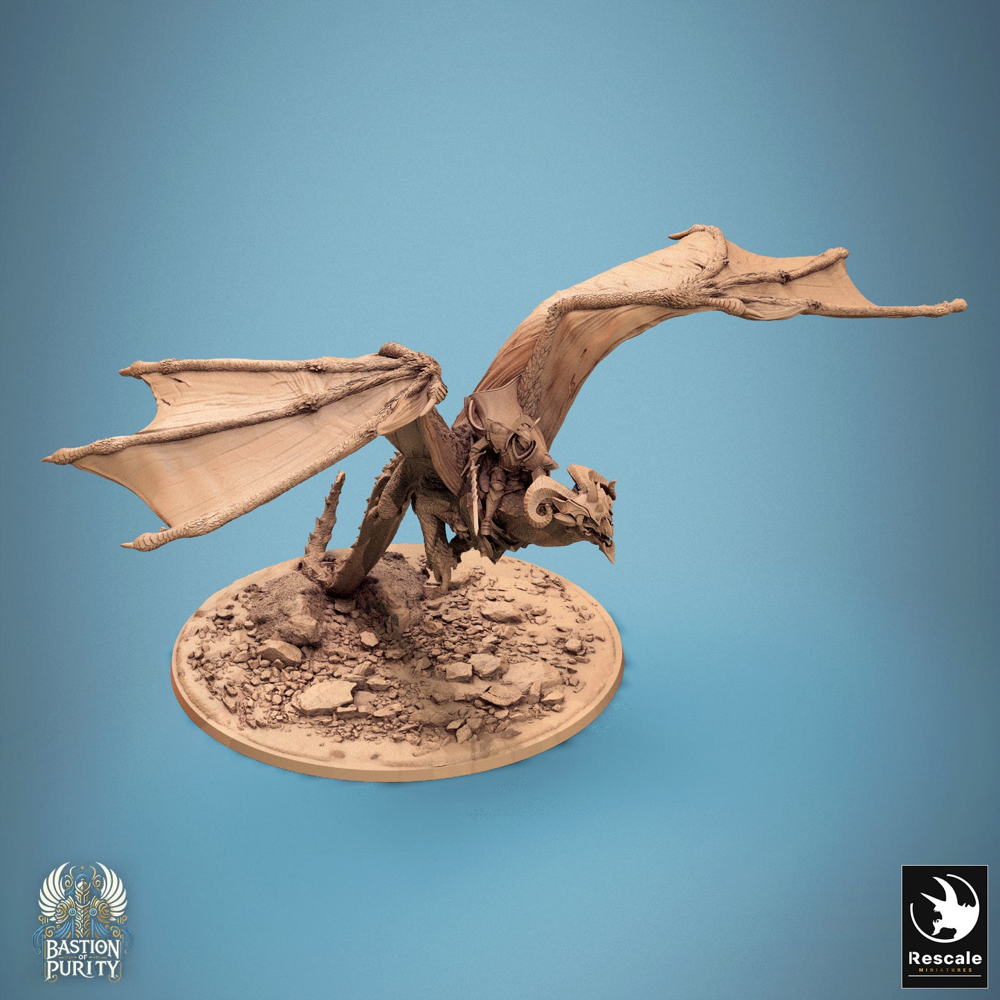 Rescale Miniatures (Lord of the Print) - Bastion of Purity - Dragon Astralyon Fly 2024 September Release 35mm