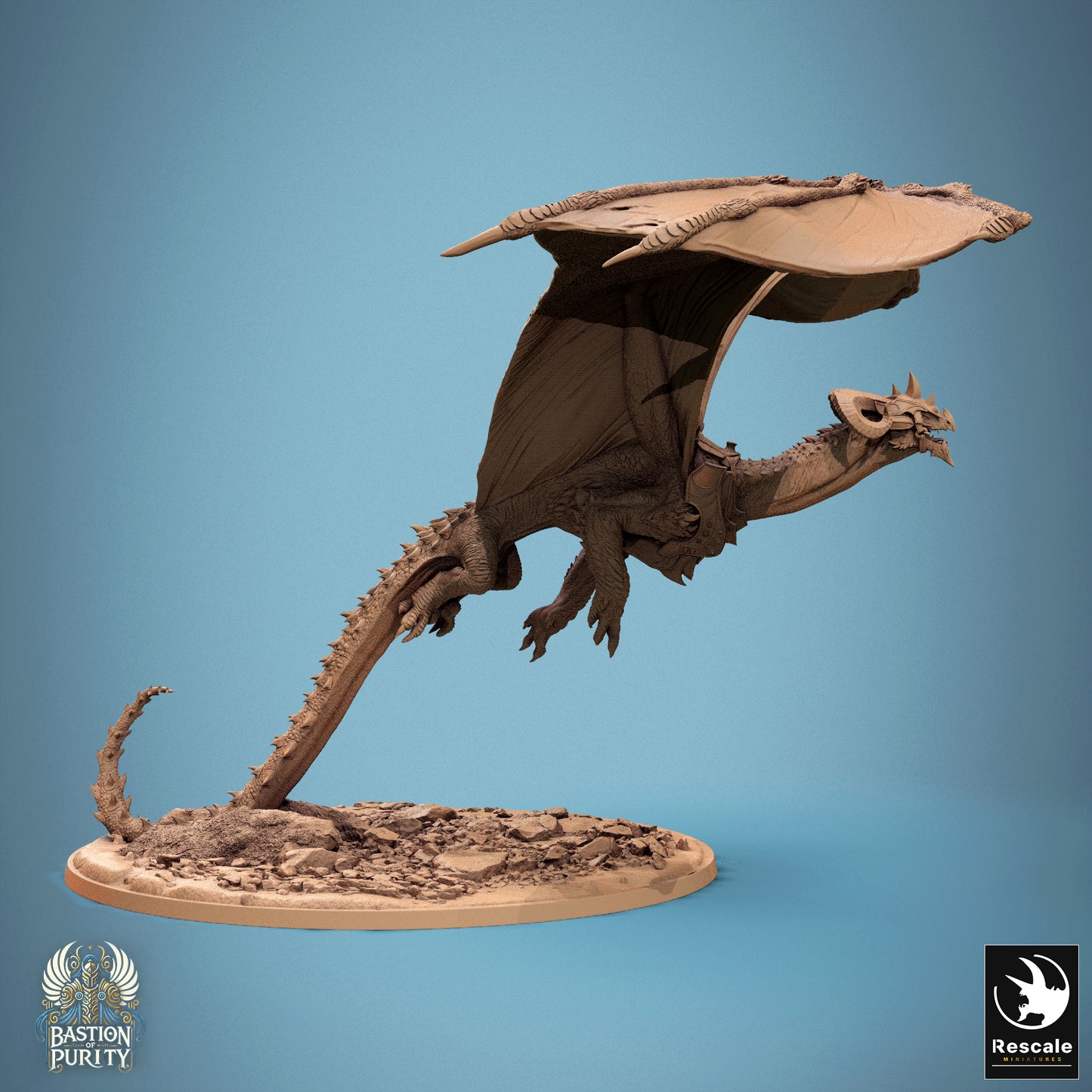 Rescale Miniatures (Lord of the Print) - Bastion of Purity - Dragon Astralyon Fly 2024 September Release 35mm