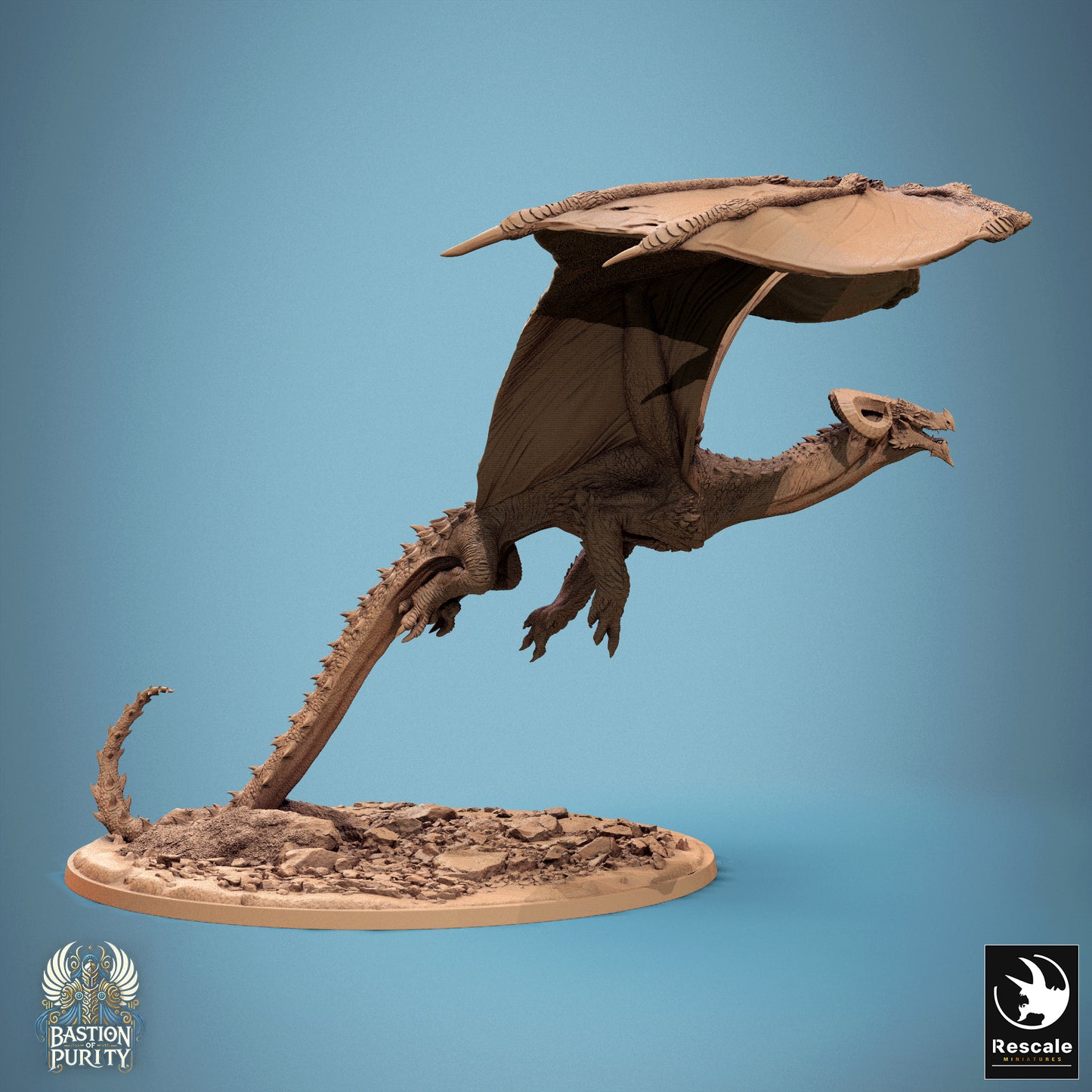 Rescale Miniatures (Lord of the Print) - Bastion of Purity - Dragon Astralyon Fly 2024 September Release 35mm