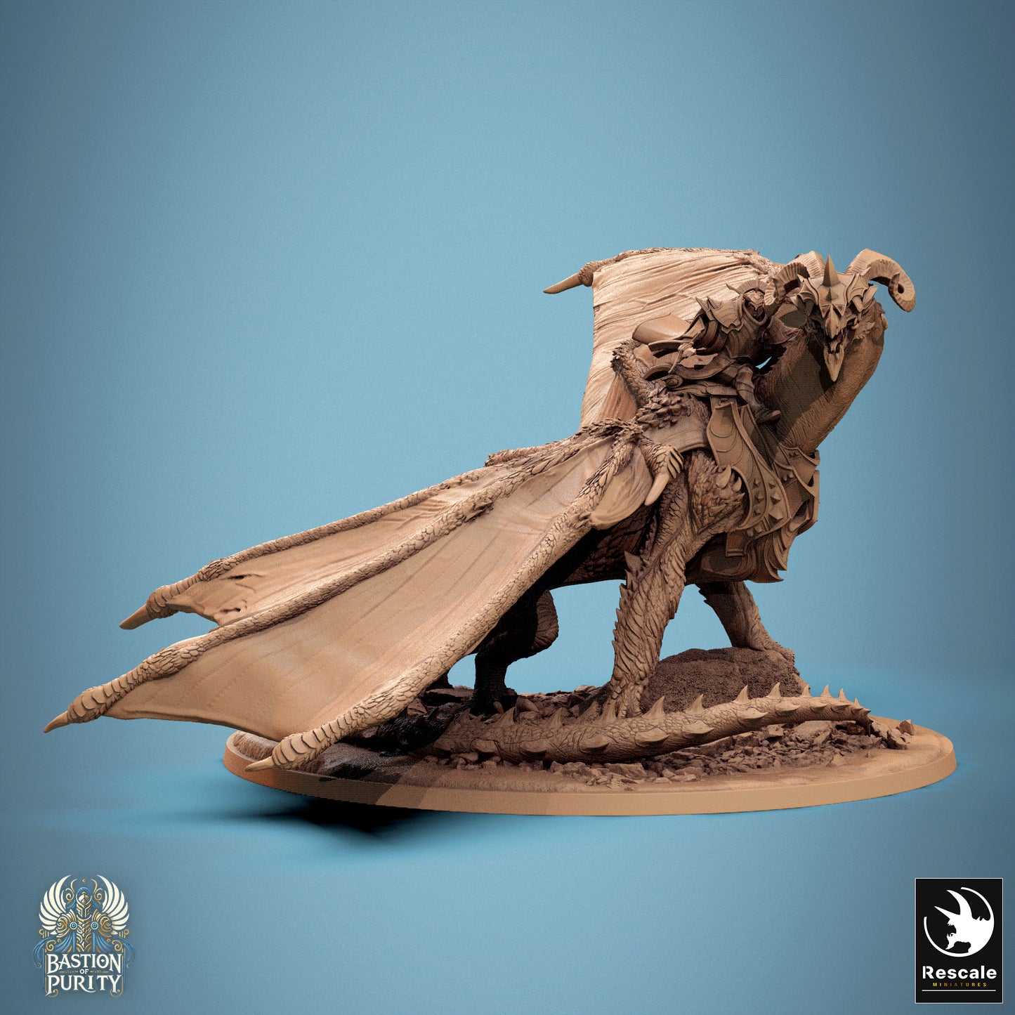 Rescale Miniatures (Lord of the Print) - Bastion of Purity - Dragon Astralyon Guard 2024 September Release 35mm