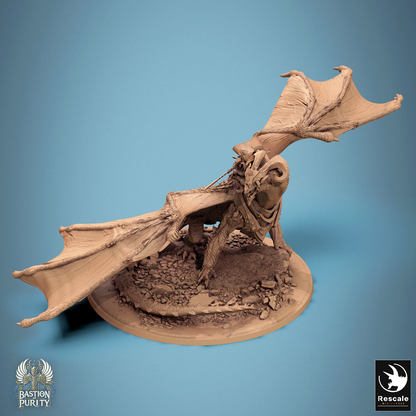 Rescale Miniatures (Lord of the Print) - Bastion of Purity - Dragon Astralyon Guard 2024 September Release 35mm