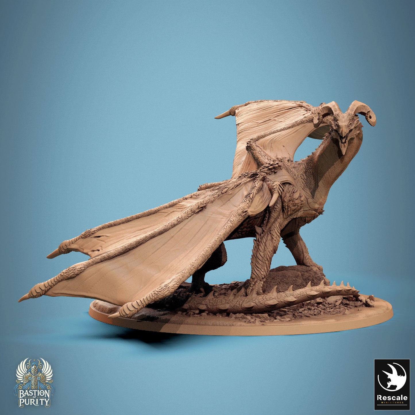 Rescale Miniatures (Lord of the Print) - Bastion of Purity - Dragon Astralyon Guard 2024 September Release 35mm