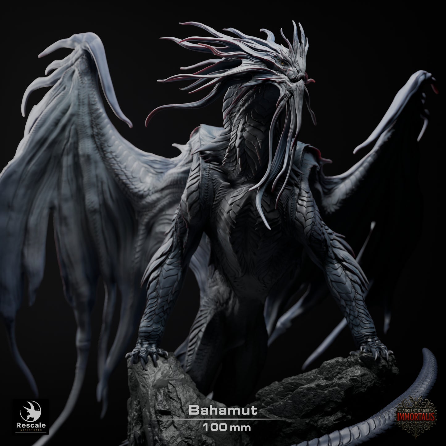 Rescale Miniatures (Lord of the Print) - Dragon Bahemut (Gargantuan) - Ancient Order Immortalis 2025 November