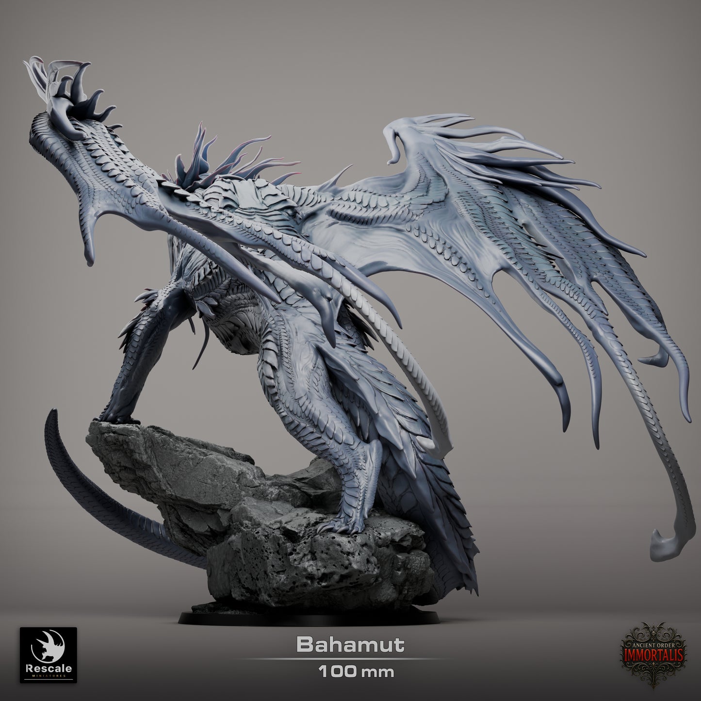 Rescale Miniatures (Lord of the Print) - Dragon Bahemut (Gargantuan) - Ancient Order Immortalis 2025 November