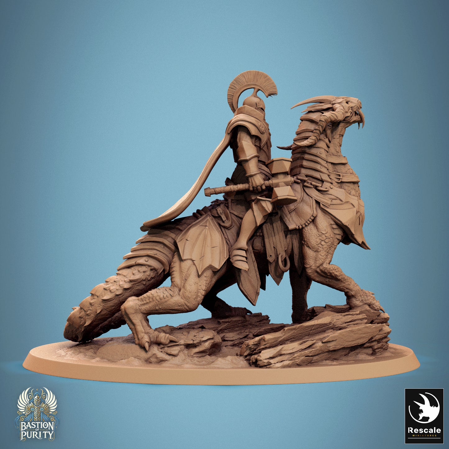 Rescale Miniatures (Lord of the Print) - Bastion of Purity - Dragoryx Riders 2024 September Release 35mm