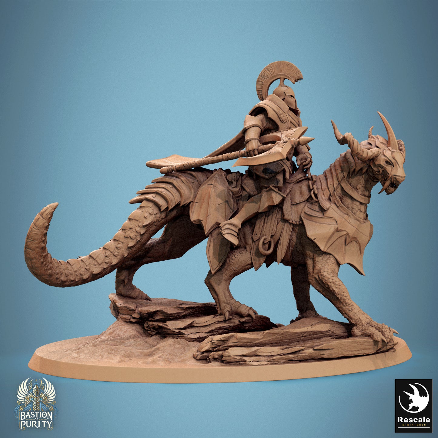 Rescale Miniatures (Lord of the Print) - Bastion of Purity - Dragoryx Riders 2024 September Release 35mm