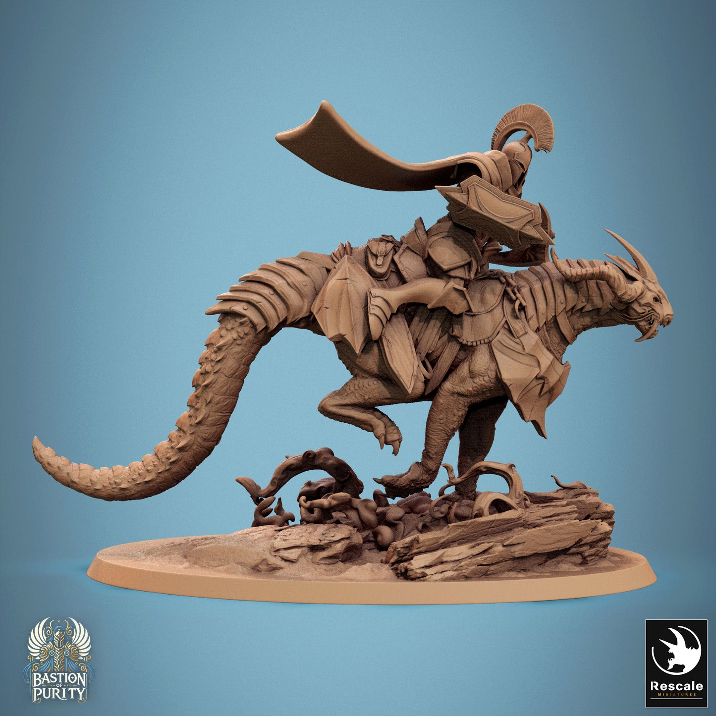 Rescale Miniatures (Lord of the Print) - Bastion of Purity - Dragoryx Riders 2024 September Release 35mm