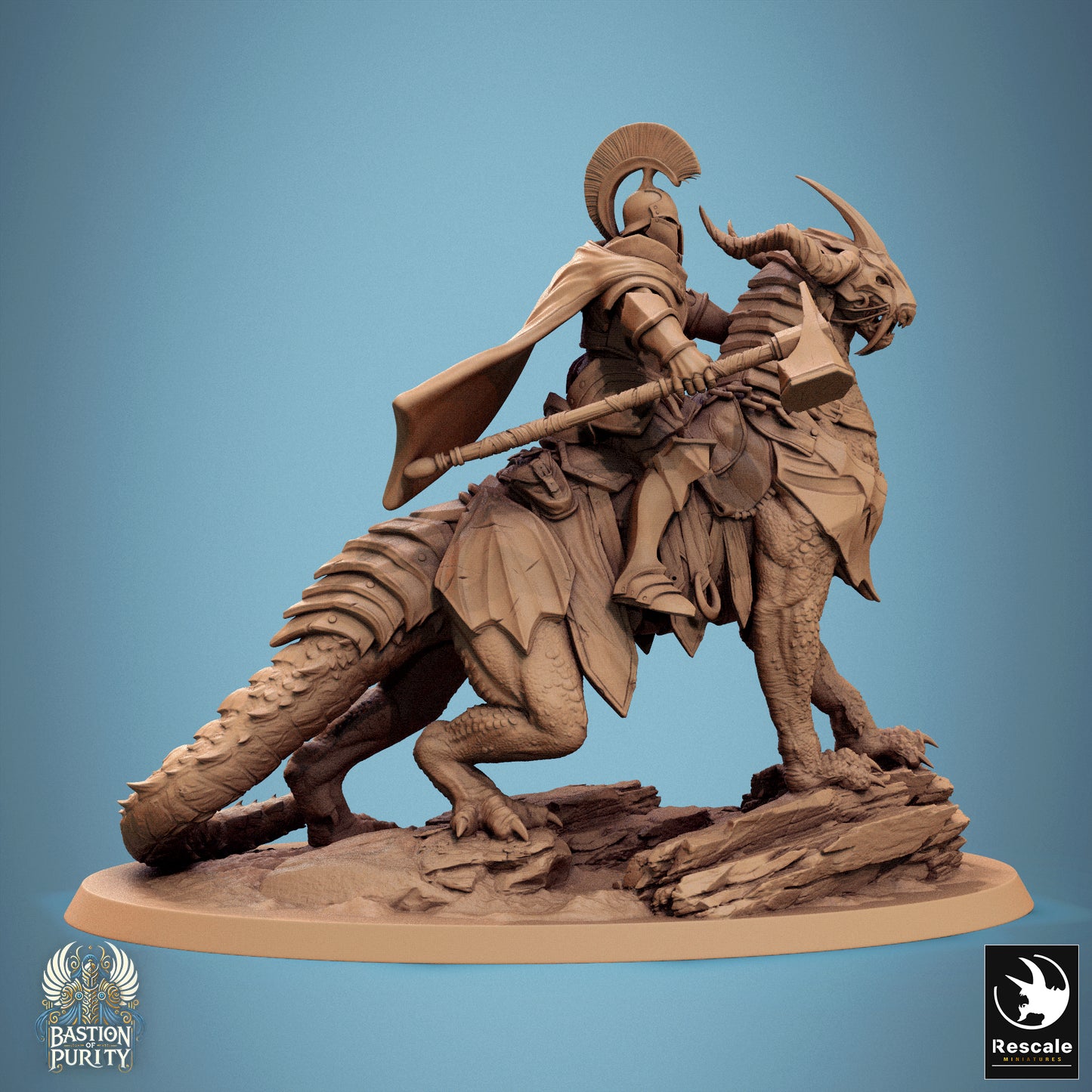 Rescale Miniatures (Lord of the Print) - Bastion of Purity - Dragoryx Riders 2024 September Release 35mm