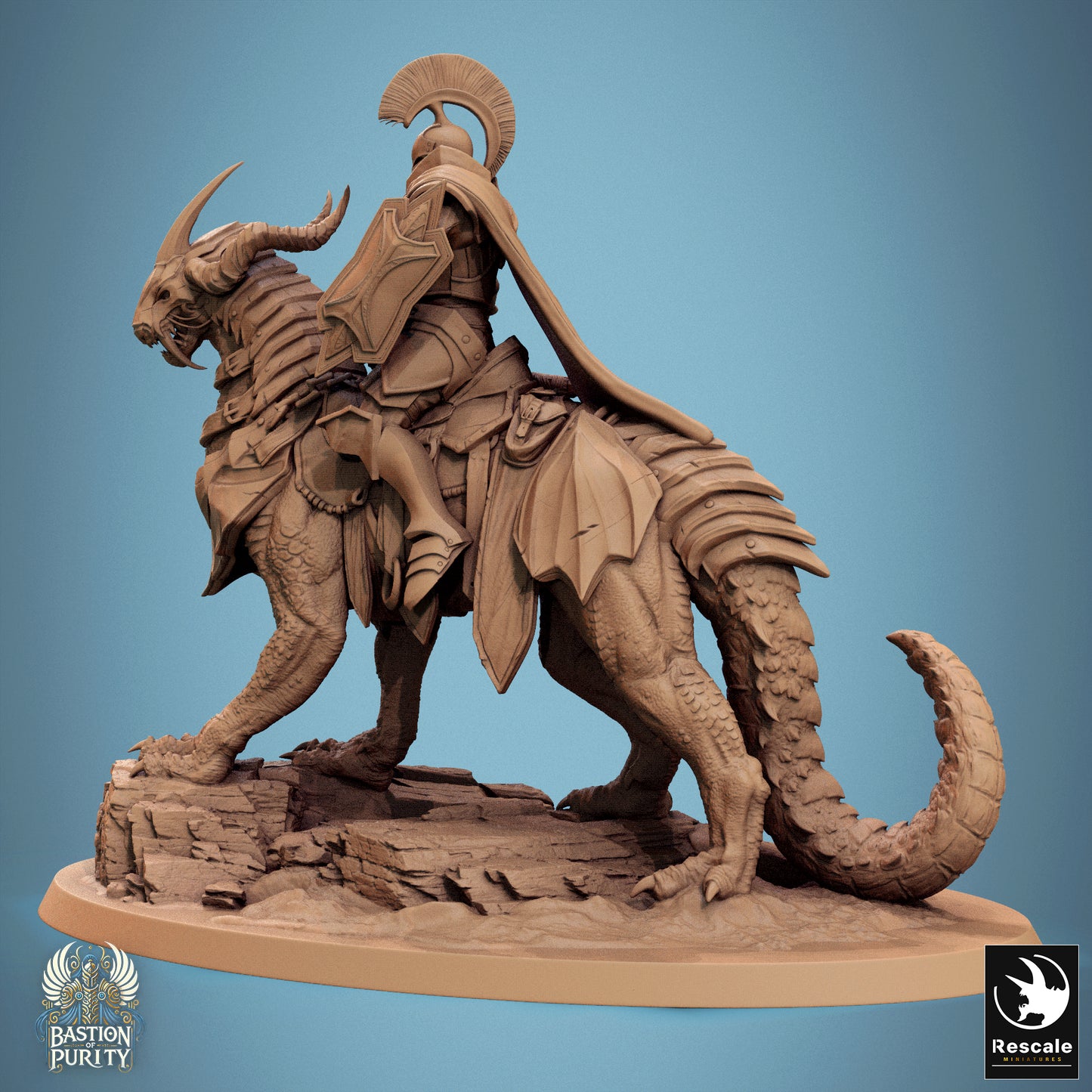 Rescale Miniatures (Lord of the Print) - Bastion of Purity - Dragoryx Riders 2024 September Release 35mm