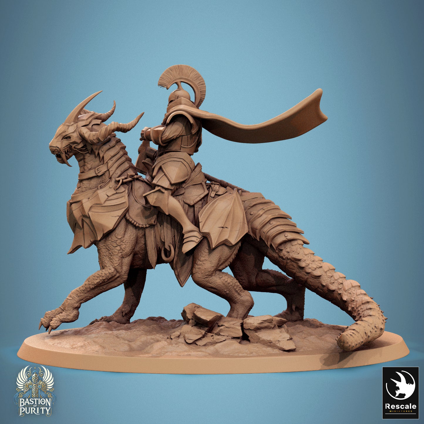 Rescale Miniatures (Lord of the Print) - Bastion of Purity - Dragoryx Riders 2024 September Release 35mm