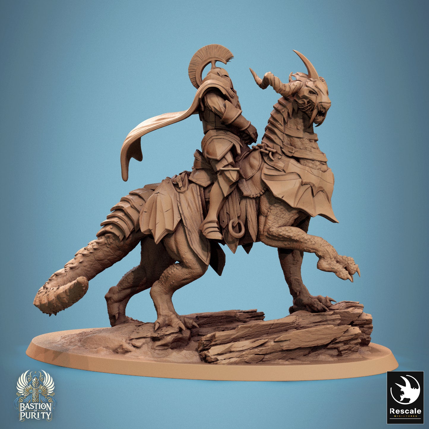 Rescale Miniatures (Lord of the Print) - Bastion of Purity - Dragoryx Riders 2024 September Release 35mm