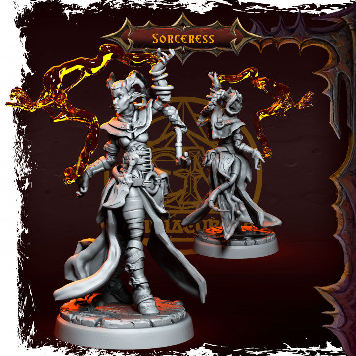 Epic Adventure Miniatures - Infernal Tiefling Heroes 35mm