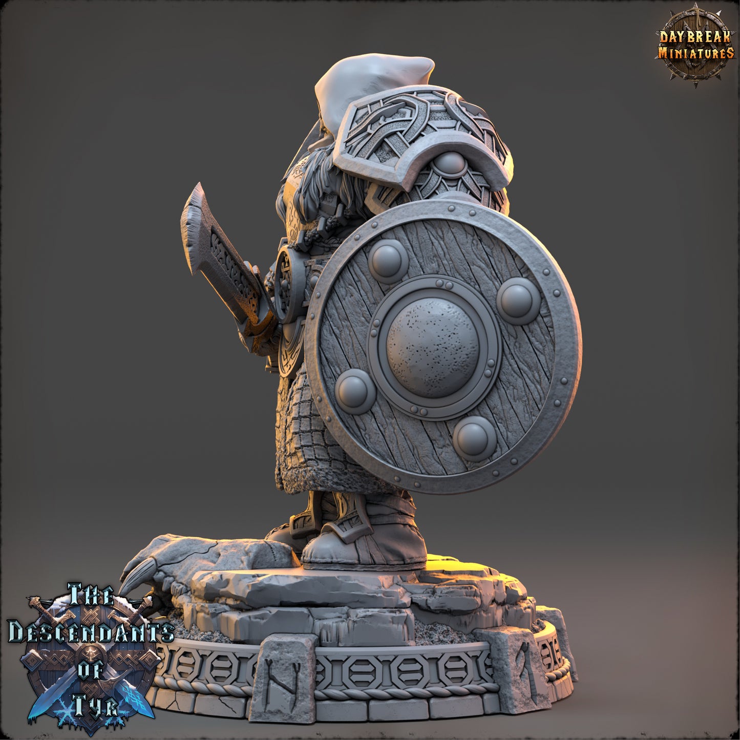 Daybreak Miniatures - Garrick Voss - Northmen, The Descendants of Tyr 2024 December