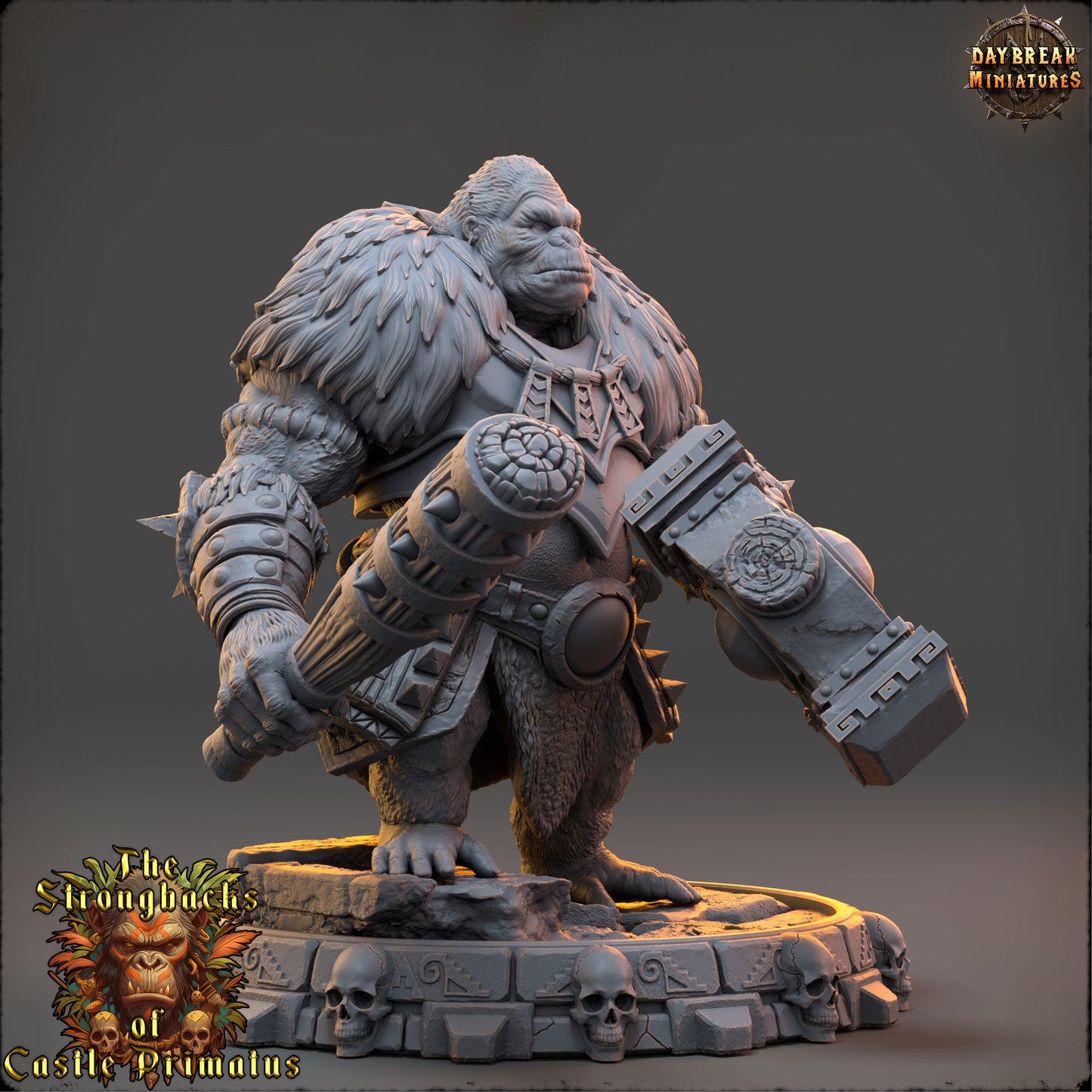 Daybreak Miniatures - Grak Bloodren - The Strongbacks of Castle Primatus 2024 November