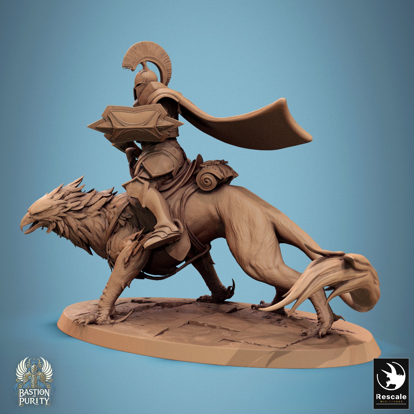 Rescale Miniatures (Lord of the Print) - Bastion of Purity - Gryph Riders 2024 September Release 35mm